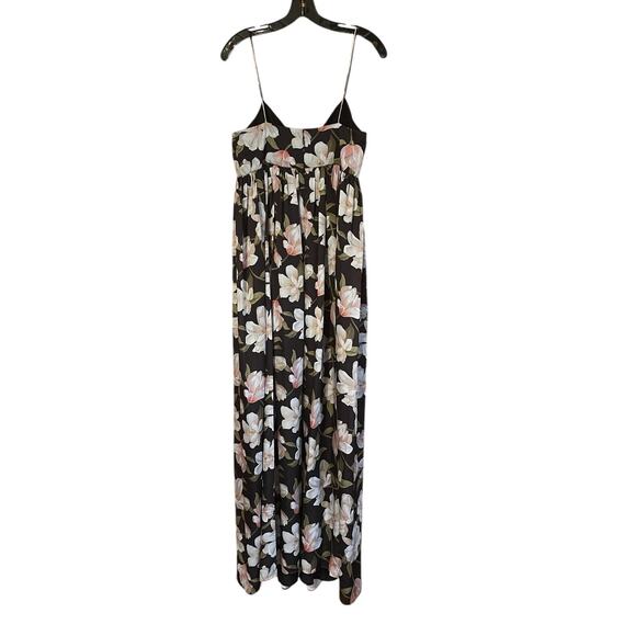 Sachin + Babi New Size 10 Jessica Floral V Neck Empire Waist Gown Ebony Garden - Picture 6 of 9